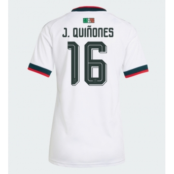 Billige Fotballdrakt Mexico Julian Quinones #16 Replika Bortedrakt Dame VM 2026 Kortermet